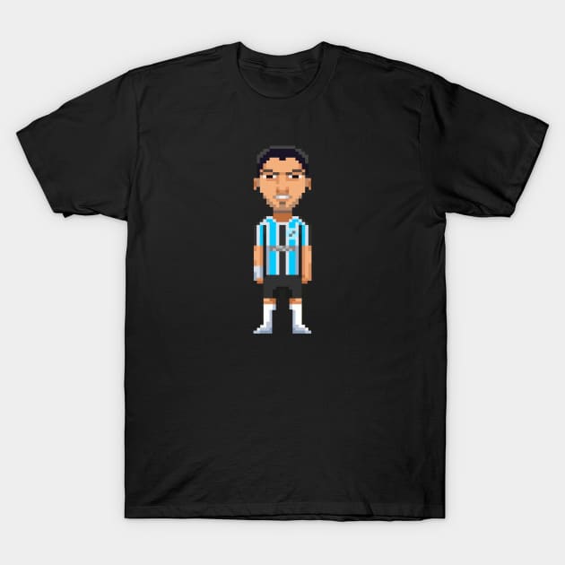 SUAREZ GREMIO 8 bit T-Shirt by Roti Kodok Art